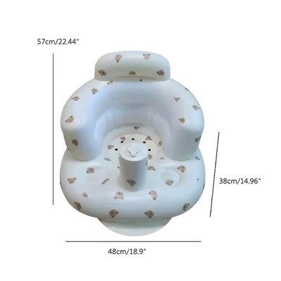 Inflatable Baby Floor Seat Portable Infant Support Cushion For Toddlers