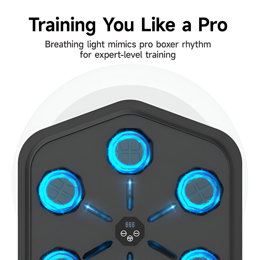 Interactive Wall-Mounted Boxing Trainer For Adults And Kids