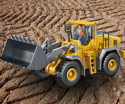 TinyBuilder RC Excavator Toy Durable Remote Control Construction Vehicle