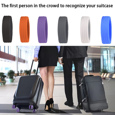 Silicone Luggage Wheel Cover Protective Case For Travel Rolls