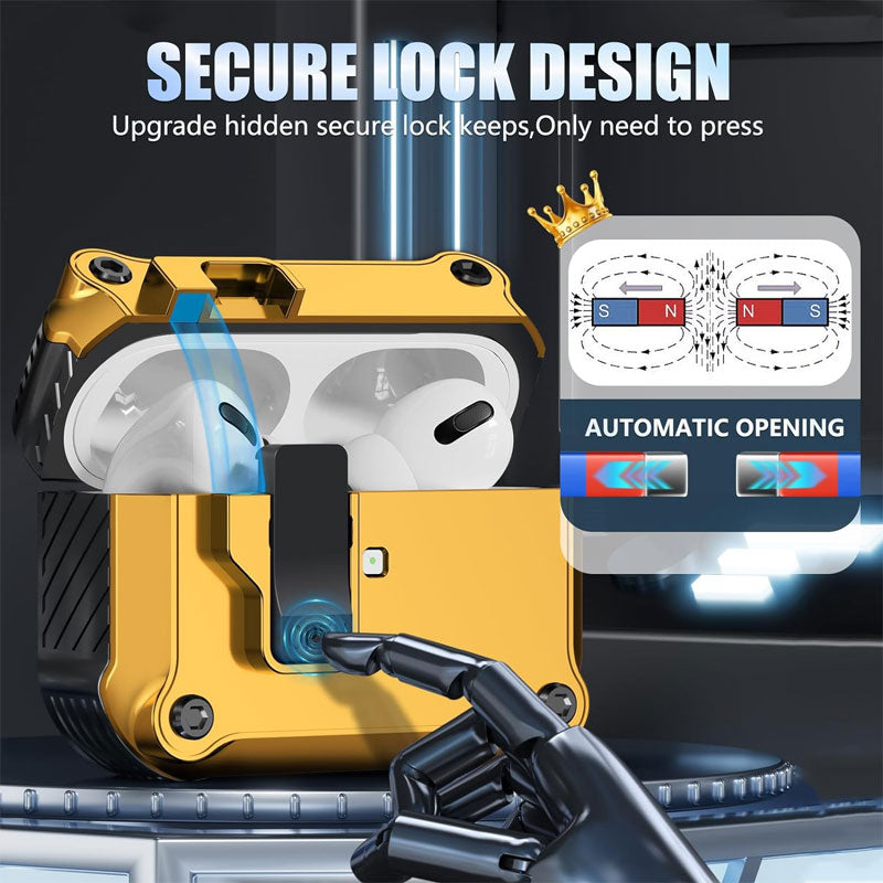 AirPods Second Generation Case Protective Mecha Headphone Set