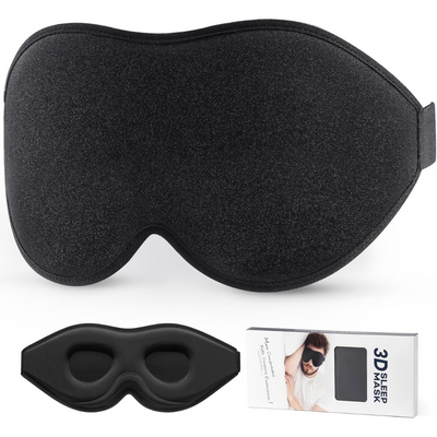 Light-Blocking Sleep Mask Soft Comfortable Adjustable Eye Cover