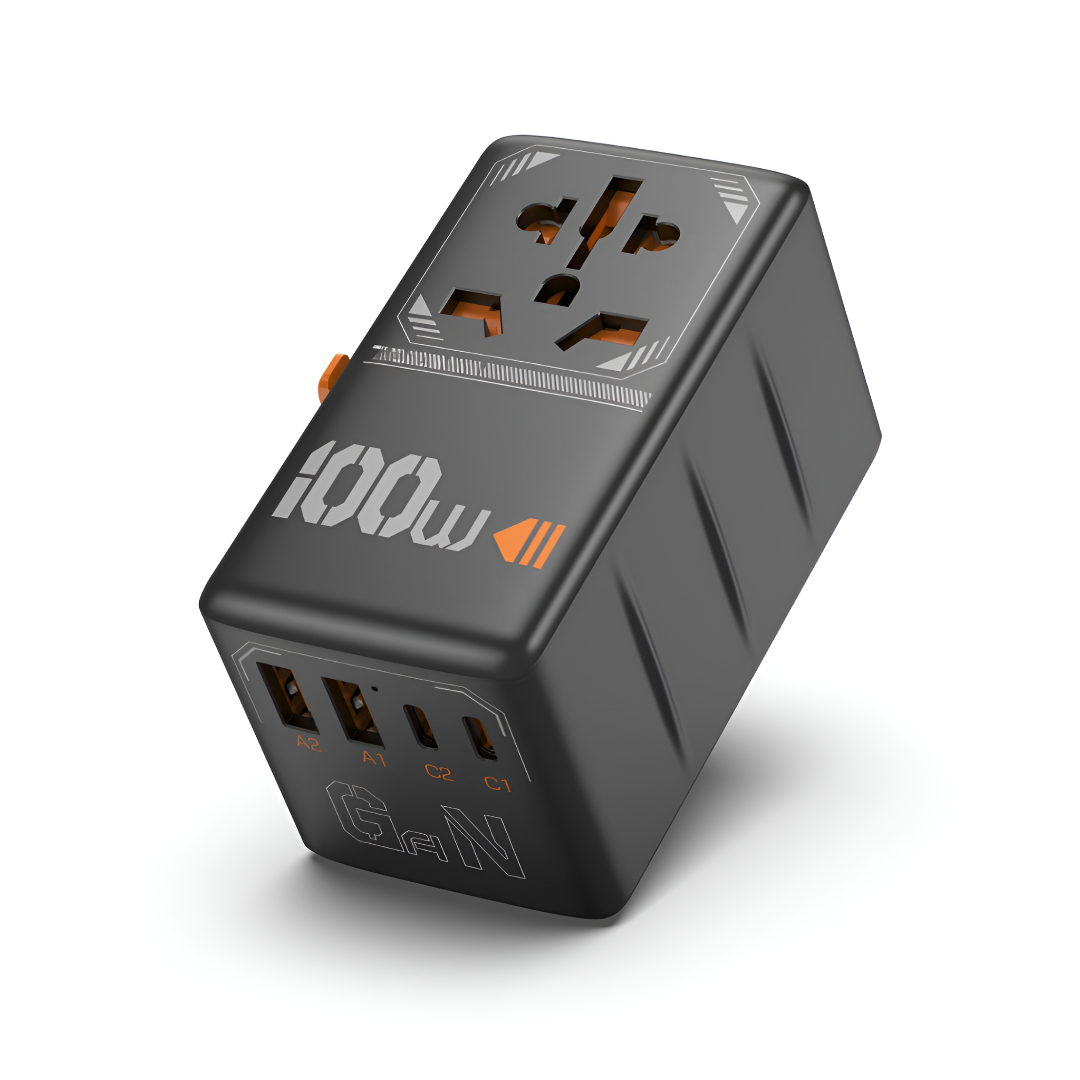 100W Universal Travel Charger Compact Power Adapter For Travelers