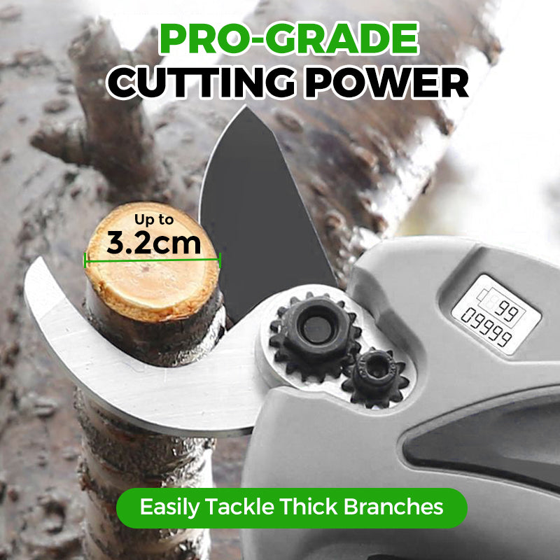 Powerful Cordless Electric Pruning Shears With Battery And Charger
