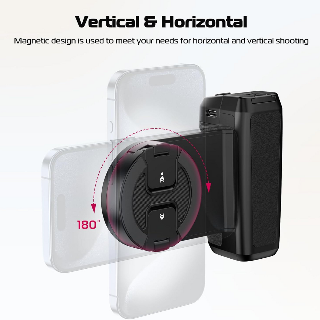 Magnetic Phone Tripod With Wireless Remote Control For Stability