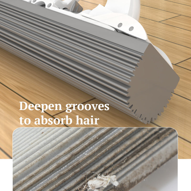 Folding Sponge Mop With Hand-Washable Collodion Head