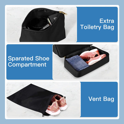 Large Capacity Travel Bag Durable Lightweight Spacious Luggage Tote