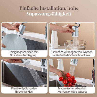 Concealable Magnetic Pull Out Tap Extender For Kitchen And Bathroom