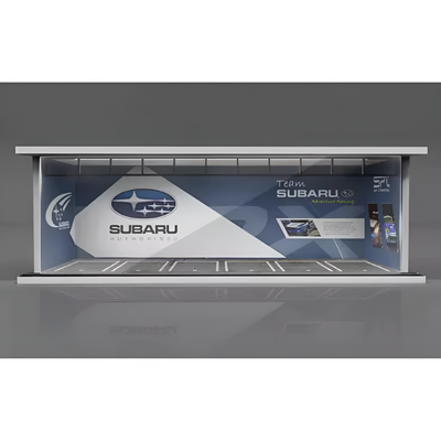 Miniature Car Garage For 1:24 1:43 And 1:64 Model Cars