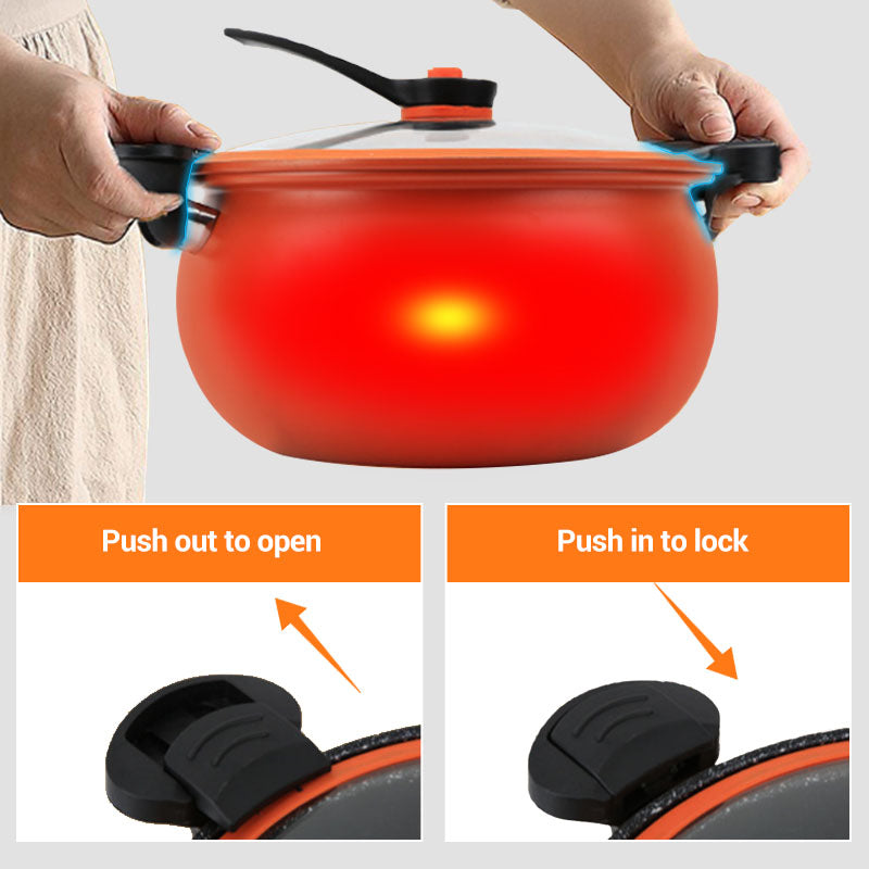 Large Capacity Micro Pressure Cooker Stone Pot For Efficient Cooking