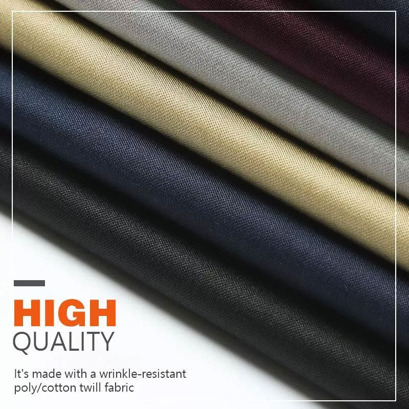 Men's Stretch Pants Classic Comfortable Fit Flexible Fabric