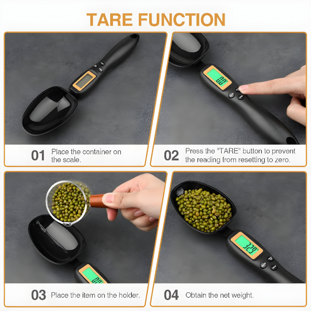Digital Measuring Spoon With Automatic Precision And Easy Use