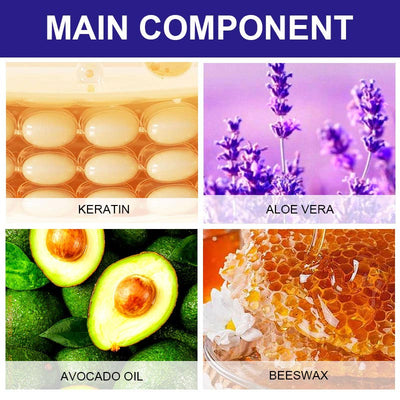 Purple Keratin Hair Mask Protects Color Neutralizes Brass Yellow Tones