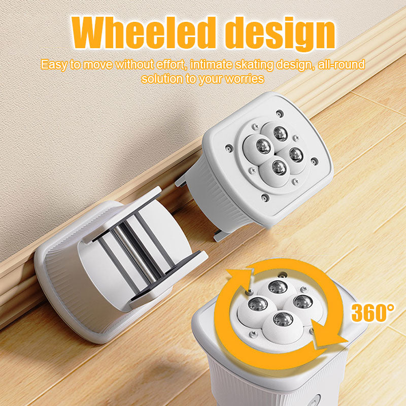 Height Adjustable Furniture Foot Pad With 360 Degree Rotation And Mobility