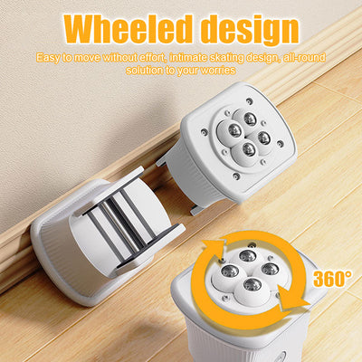 Height Adjustable Furniture Foot Pad With 360 Degree Rotation And Mobility