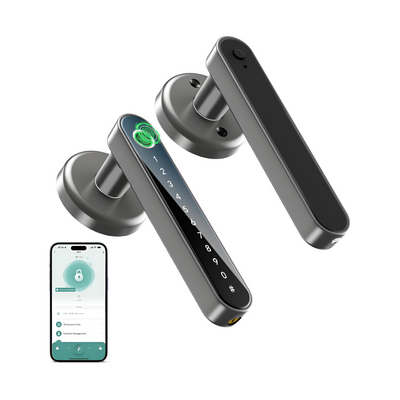 Smart Fingerprint Door Lock Keypad Access Control Security