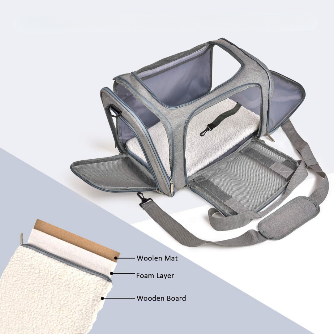 TSA Approved Pet Carrier For Small Cats And Dogs Travel