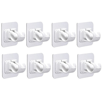 Nail-free Adjustable Curtain Rod Brackets Set Of 2 Holders