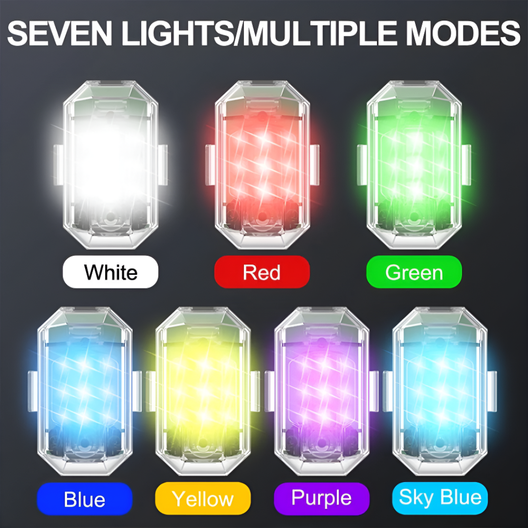 LED Car Strobe Light Waterproof Emergency Flashing Signal Lamp