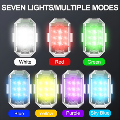 LED Car Strobe Light Waterproof Emergency Flashing Signal Lamp
