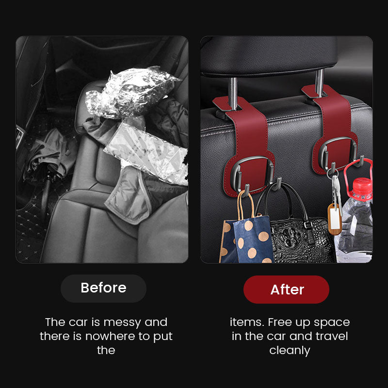 Hidden Car Seat Hook Organizer For Back Of Car Seat