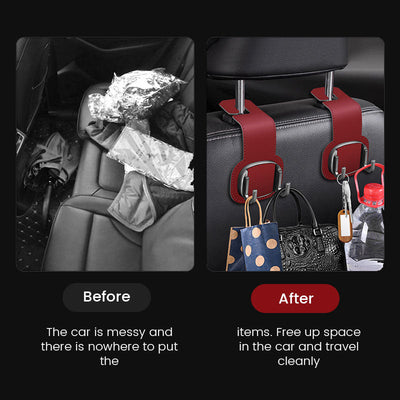 Hidden Car Seat Hook Organizer For Back Of Car Seat