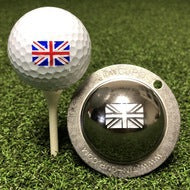 Stainless Steel Golf Ball Marker With Tin Cup Design