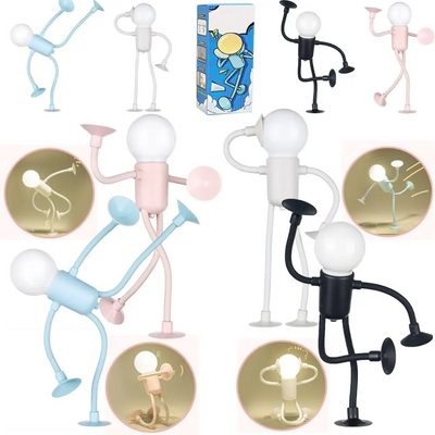 Flexible Sportsman Nightlight Adjustable Suction Cup Lamp For Bedroom