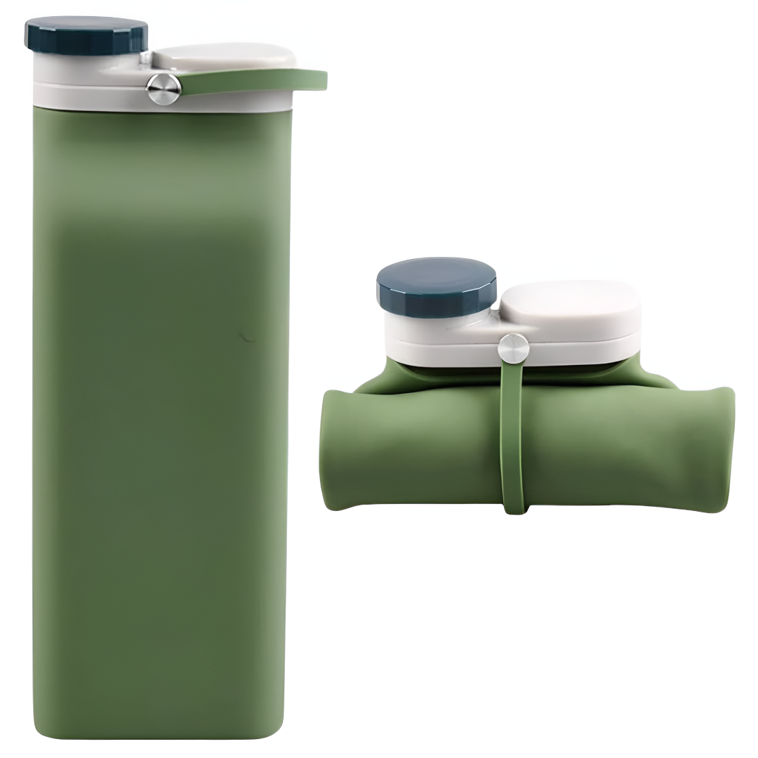 Collapsible Water Bottle Leak Proof For Travel And Outdoor Use
