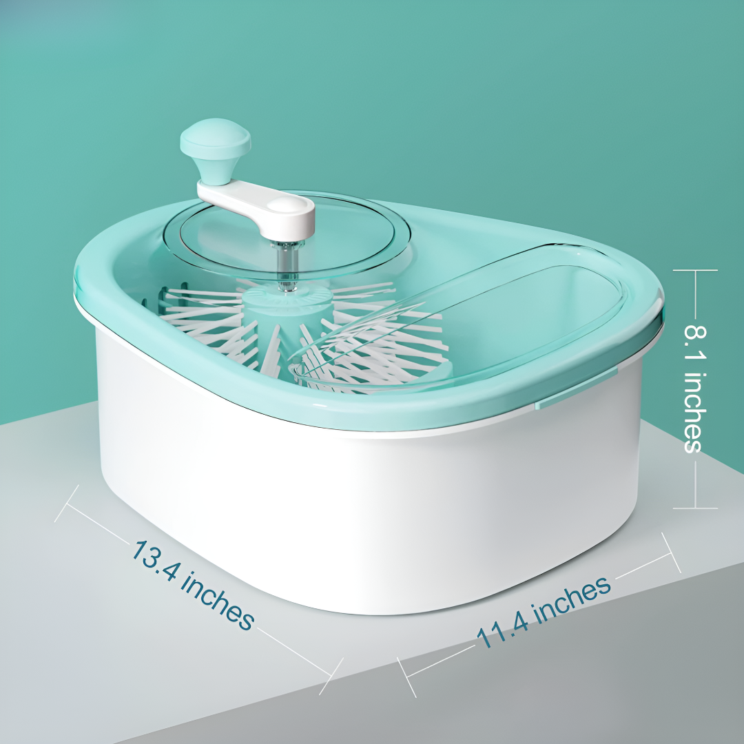 Manual Fruit And Vegetable Spinner Washer For Quick Clean And Dry