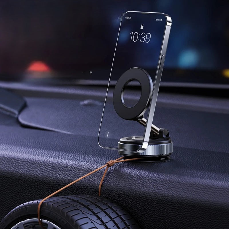 Rotating Magnetic Car Phone Holder With 360 Degree Strong Suction Cup