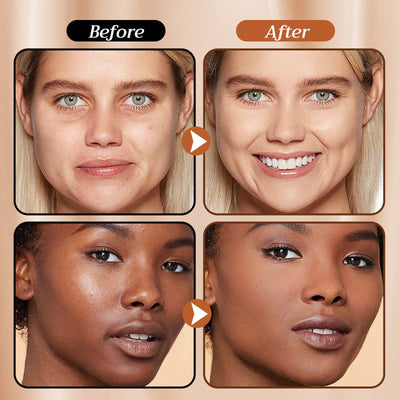 Hydrating Foundation Stick Lightweight Creamy Coverage With Brush