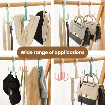 Thickened Durable Rotating Four-Claw Hook For Secure Hanging
