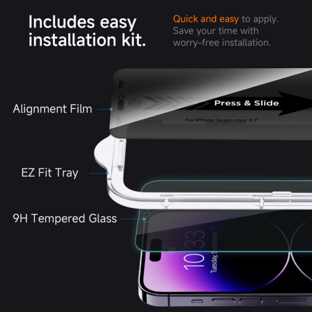 Privacy Screen Protector Anti-Glare Anti-Spying For Smartphones Tablets