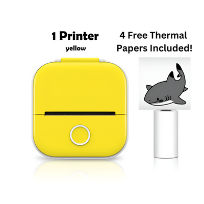 Portable Wireless Printer Compact Lightweight Mobile Printing Device