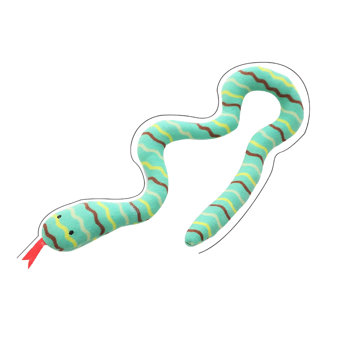 Catnip Snake Toy Interactive Plush Cat Plaything For Cats