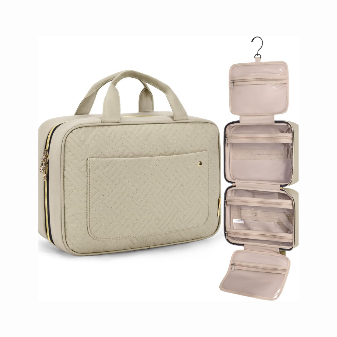 Toiletry Travel Bag Organizer Compact Waterproof Toiletry Storage Case