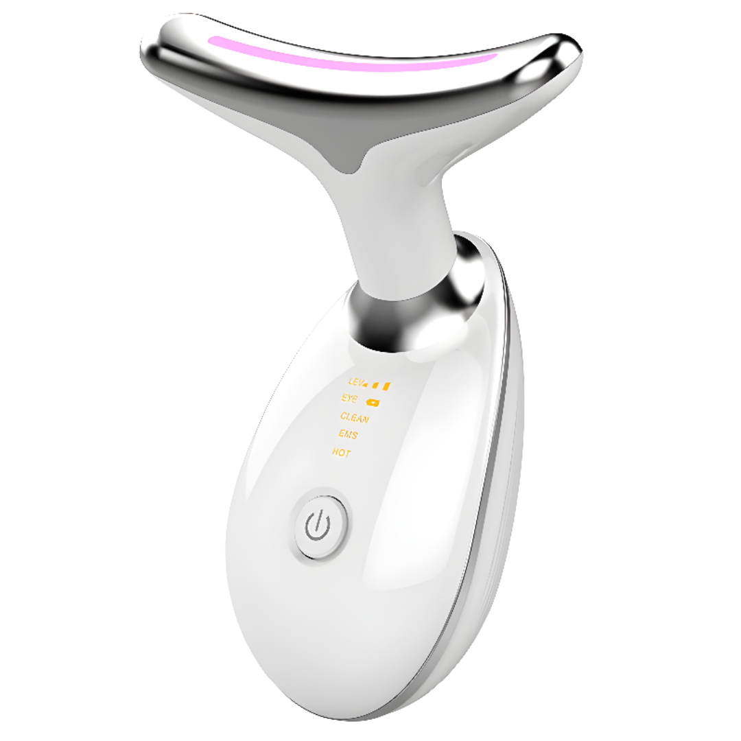 LED Neck And Face Massager For Wrinkle Removal And Skin Care