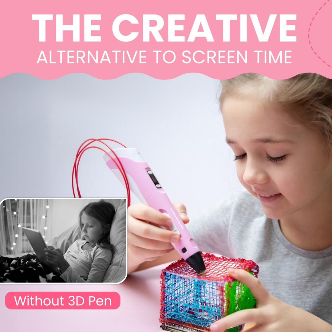 3D Printing Pen For Kids Creative Drawing And Crafting Tool