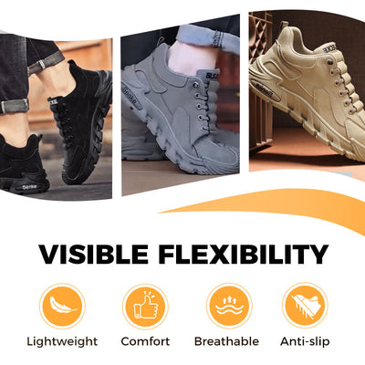 Men's Casual Walking Shoes Thick Sole Non Slip Comfort Sneakers