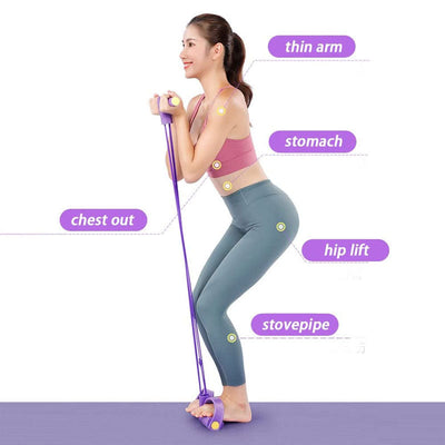 Pedal Resistance Band For Effective Leg And Foot Exercise Training