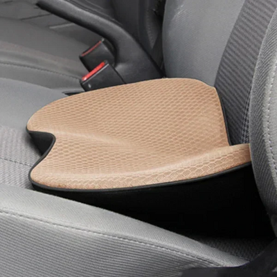 Car Seat Cushion Memory Foam Lumbar Support Height Boosting Pad
