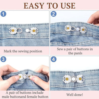 Metal Waist Buckle Durable Stylish Adjustable Belt Accessory