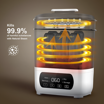 Baby Bottle Sterilizer With Fast Drying Function For Infants