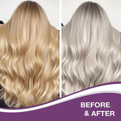 Purple Keratin Hair Mask Protects Color Neutralizes Brass Yellow Tones