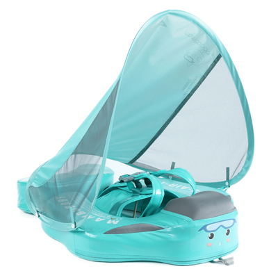 Baby Pool Float With Sun Canopy For Infant Safety And Comfort
