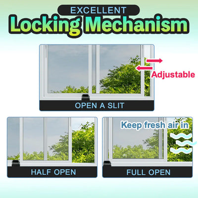 Sliding Door And Window Security Lock For Enhanced Safety And Protection