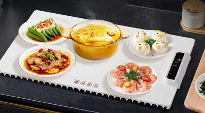 Electric Beverage And Dish Warming Tray Foldable Non Slip Heating Pad