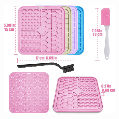 Dog Lick Mat For Dogs And Cats Food Treats Slow Feeder