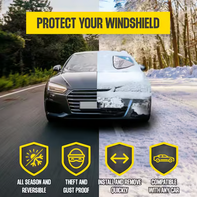 All Seasons Windshield Protector Sunshade Ice Cover Shield